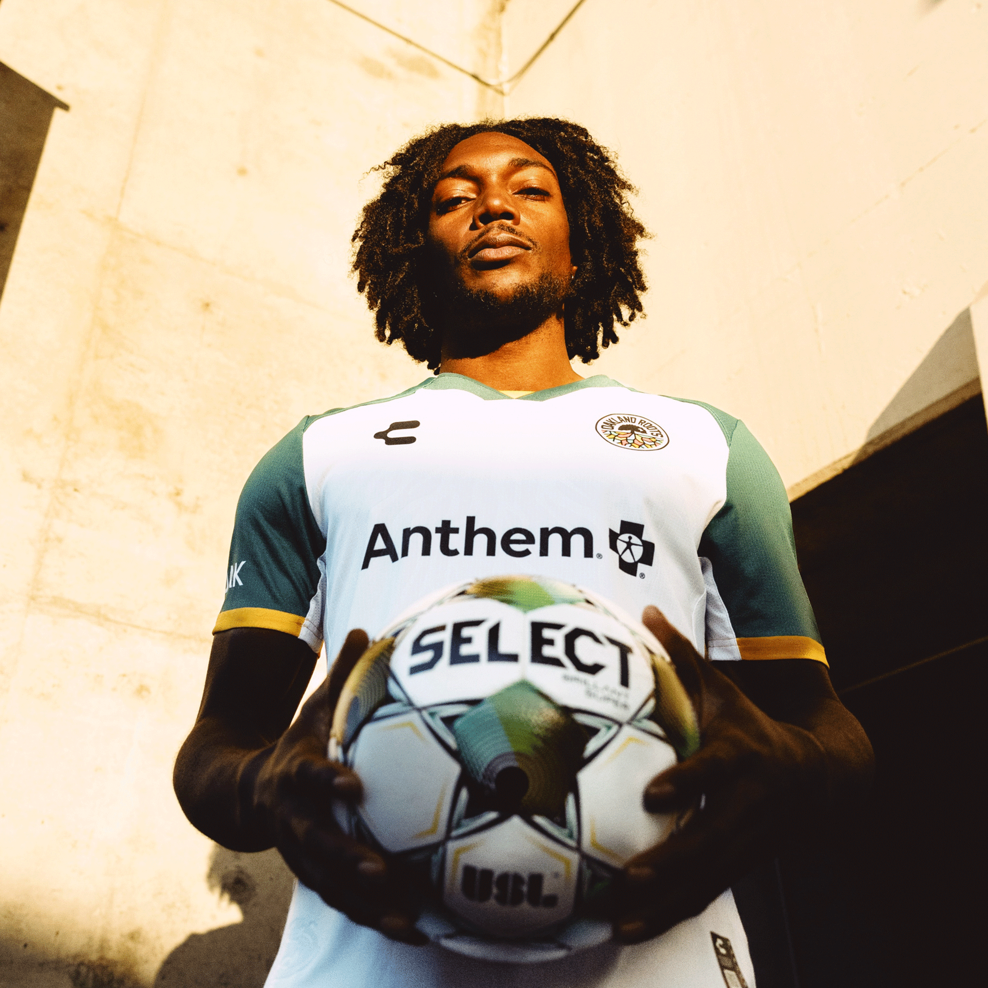 Unisex Oakland Roots SC 2025 Second Kit ft. Anthem Blue Cross