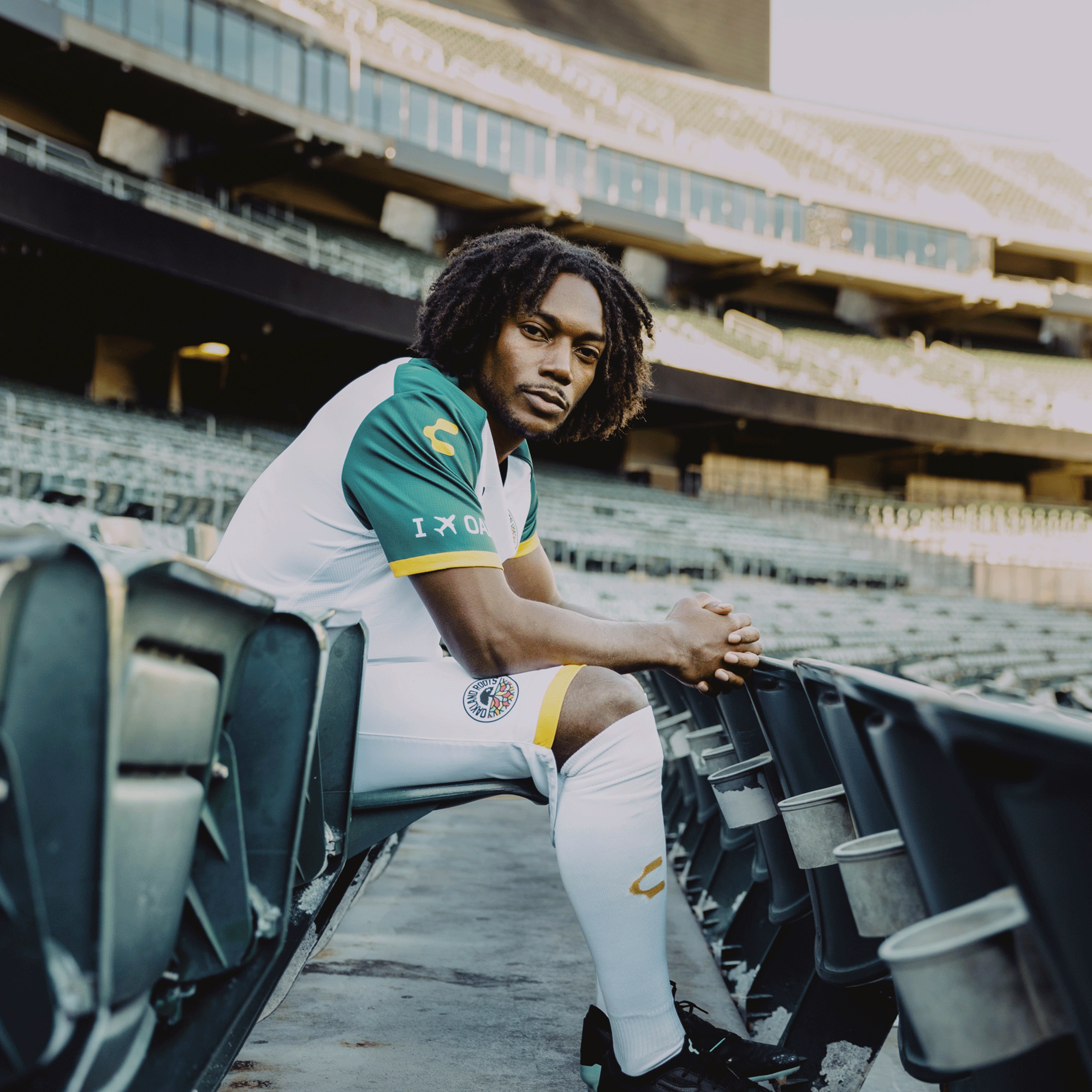 Custom Unisex Oakland Roots SC 2025 Second Kit ft. Anthem Blue Cross