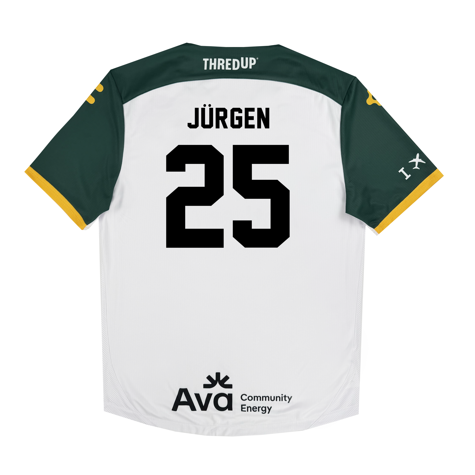 Unisex Oakland Roots SC 2025 Second Kit ft. Anthem Blue Cross with JÜRGEN 25