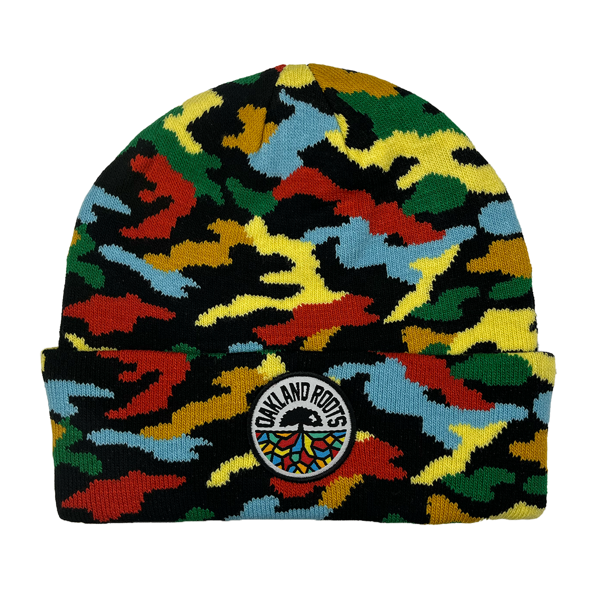 帽子 MOSAIC SOCIETY Logo beanie camo Oakland Roots SC Camo Beanie