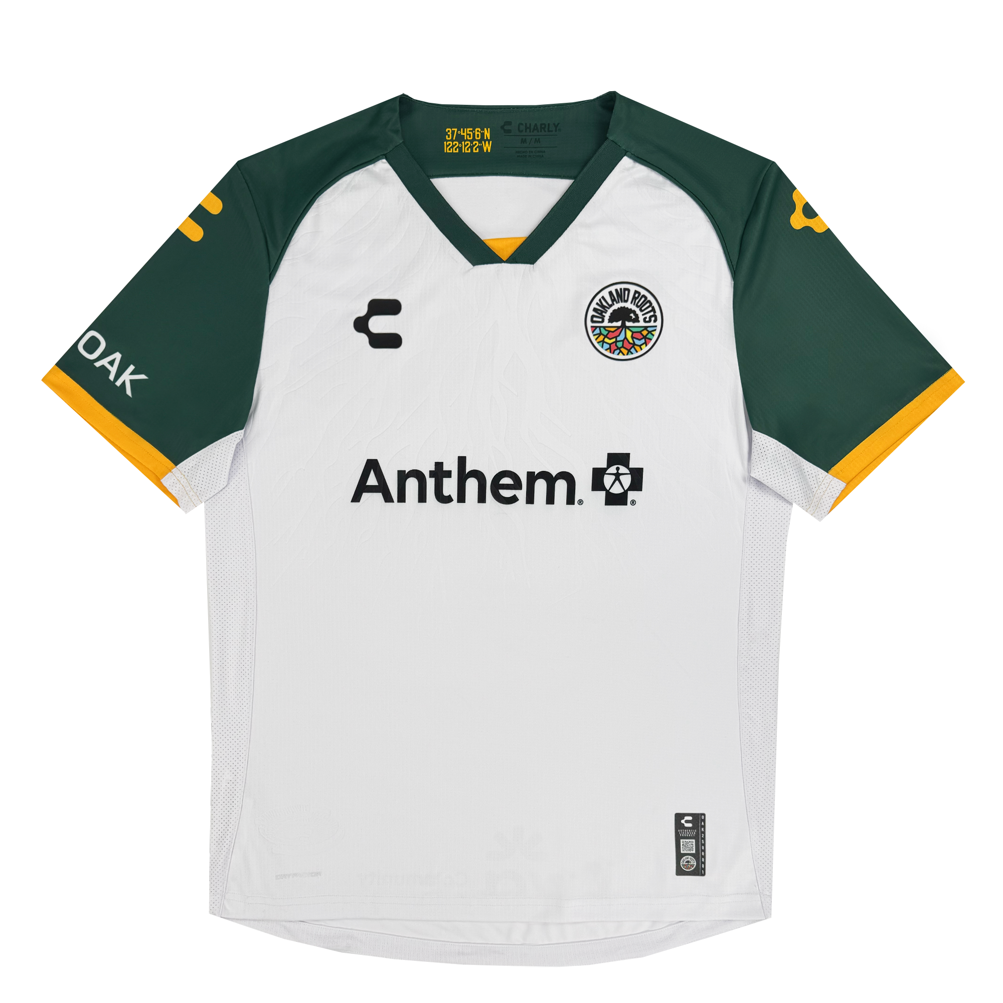 Custom Unisex Oakland Roots SC 2025 Second Kit ft. Anthem Blue Cross