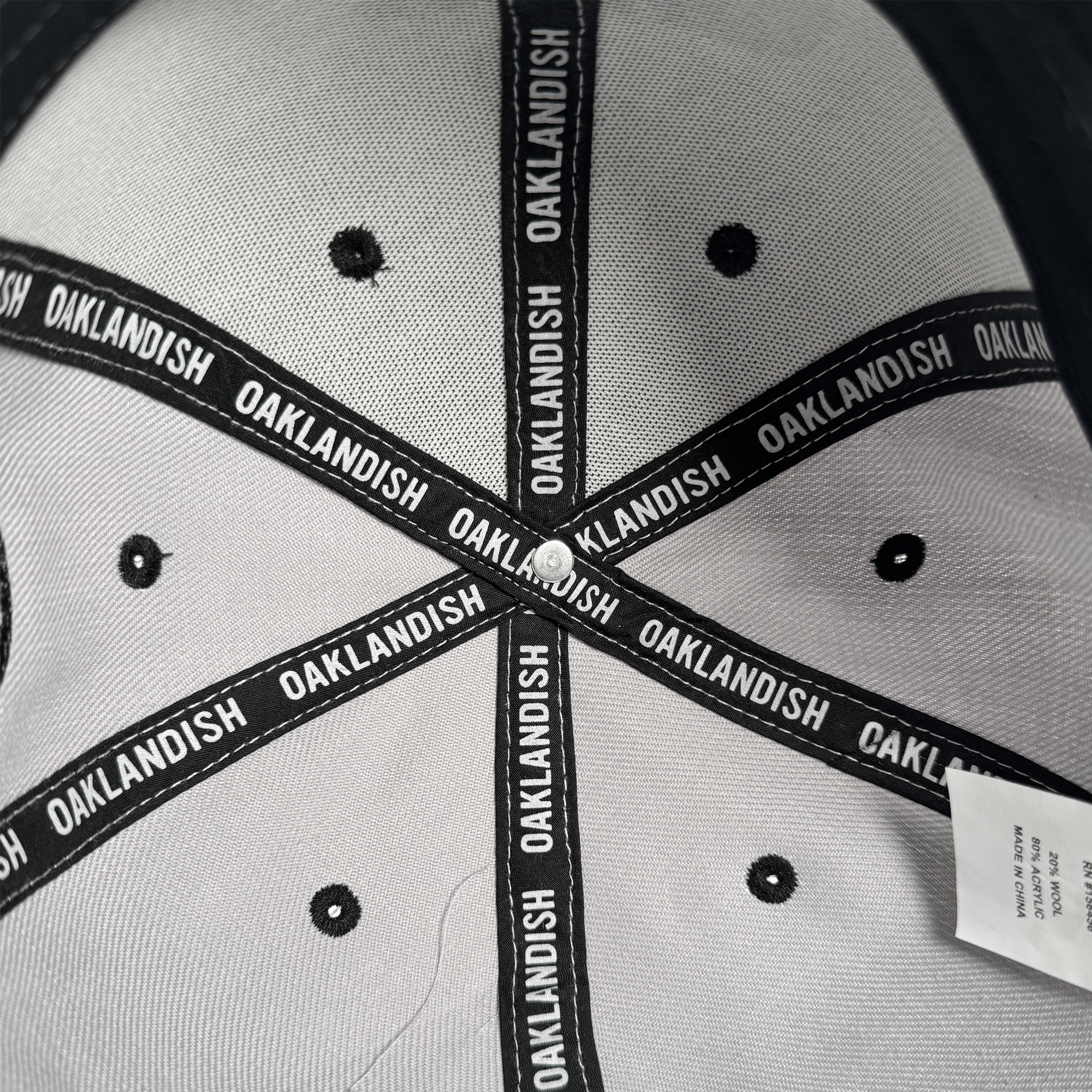 Oakland Roots SC Arch Text Snapback