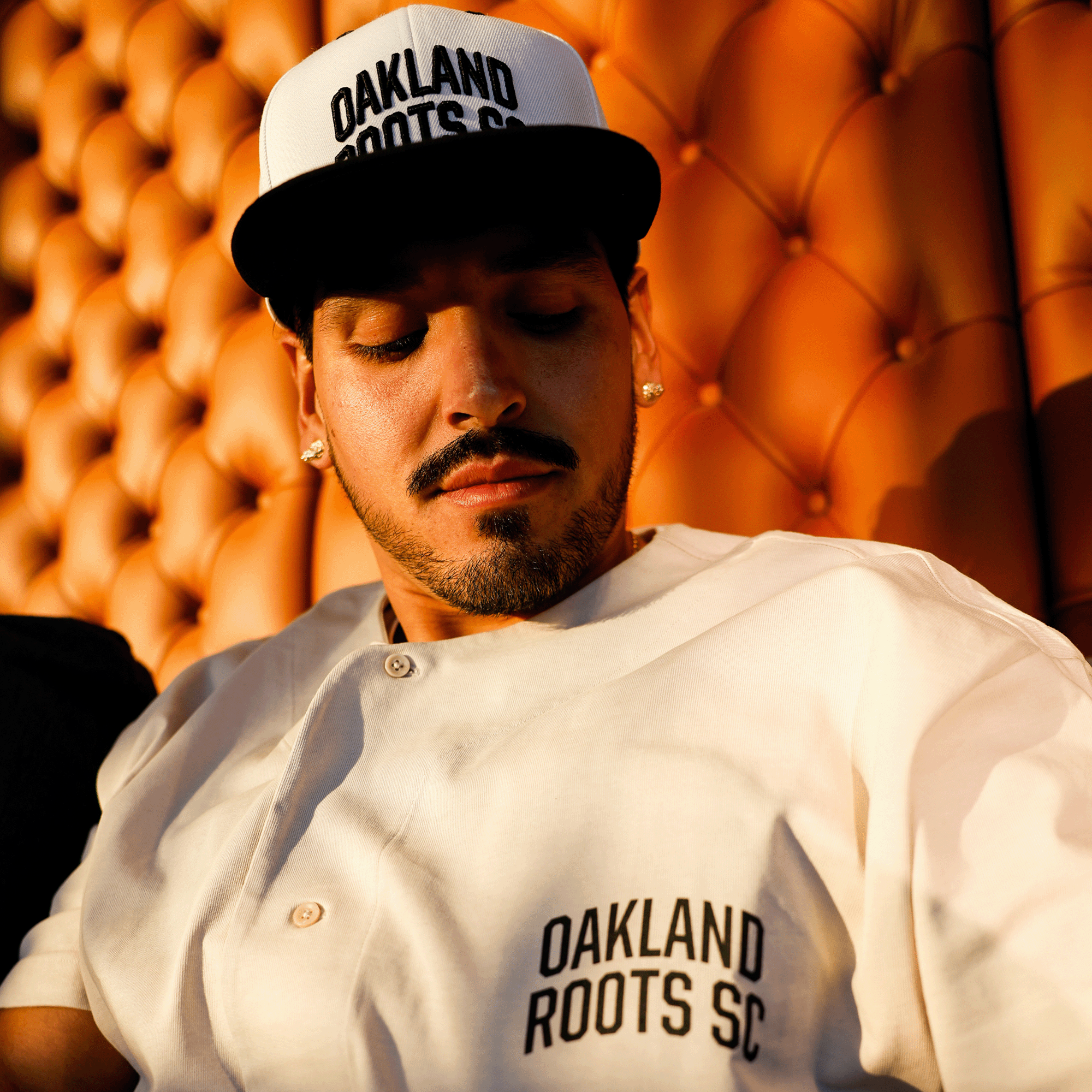 Oakland Roots SC Heavy Button-up Baseball Jersey