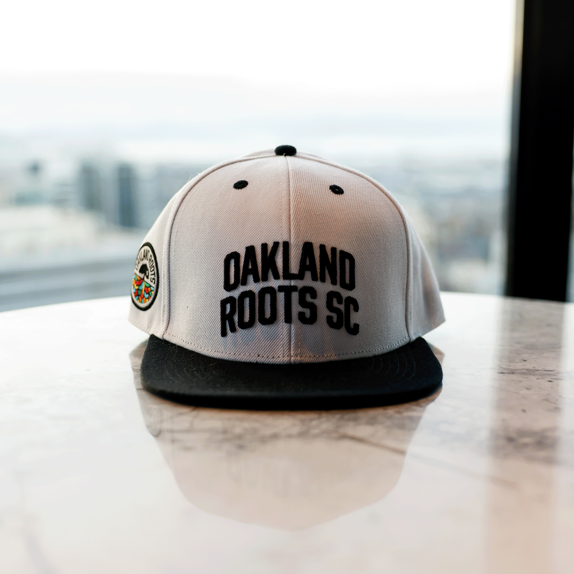 Oakland Roots SC Arched Text Snapback