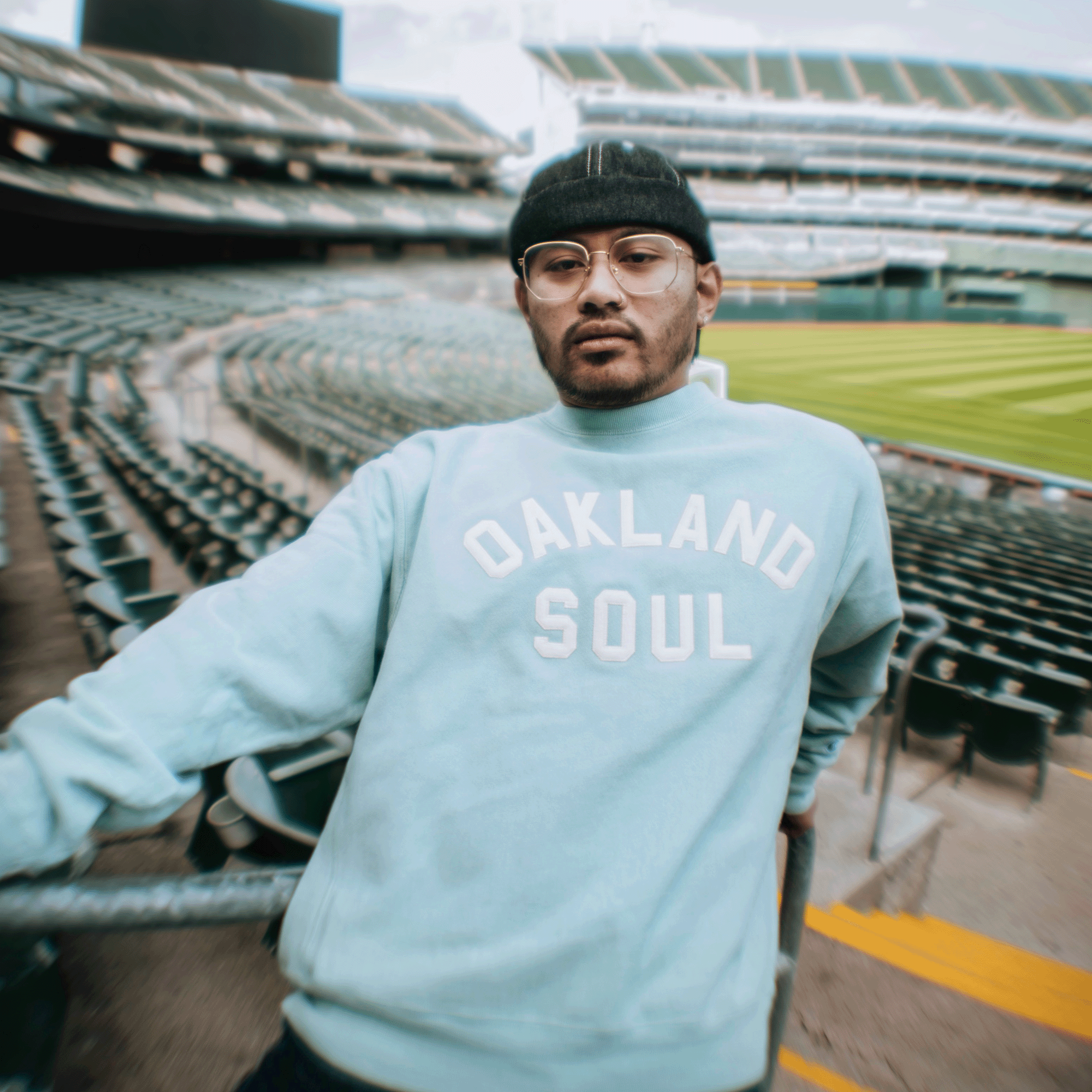 Champion X Oakland Soul Wordmark Crew