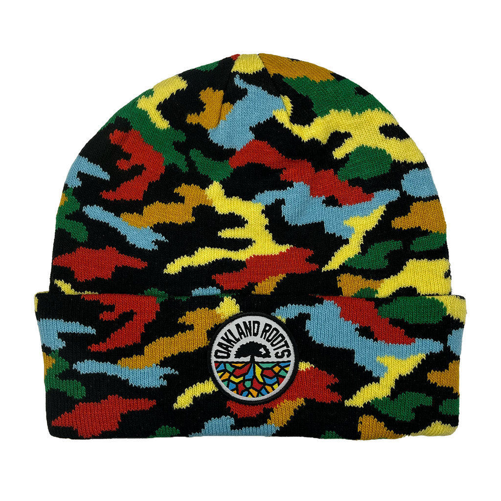 Oakland Roots SC Camo Beanie
