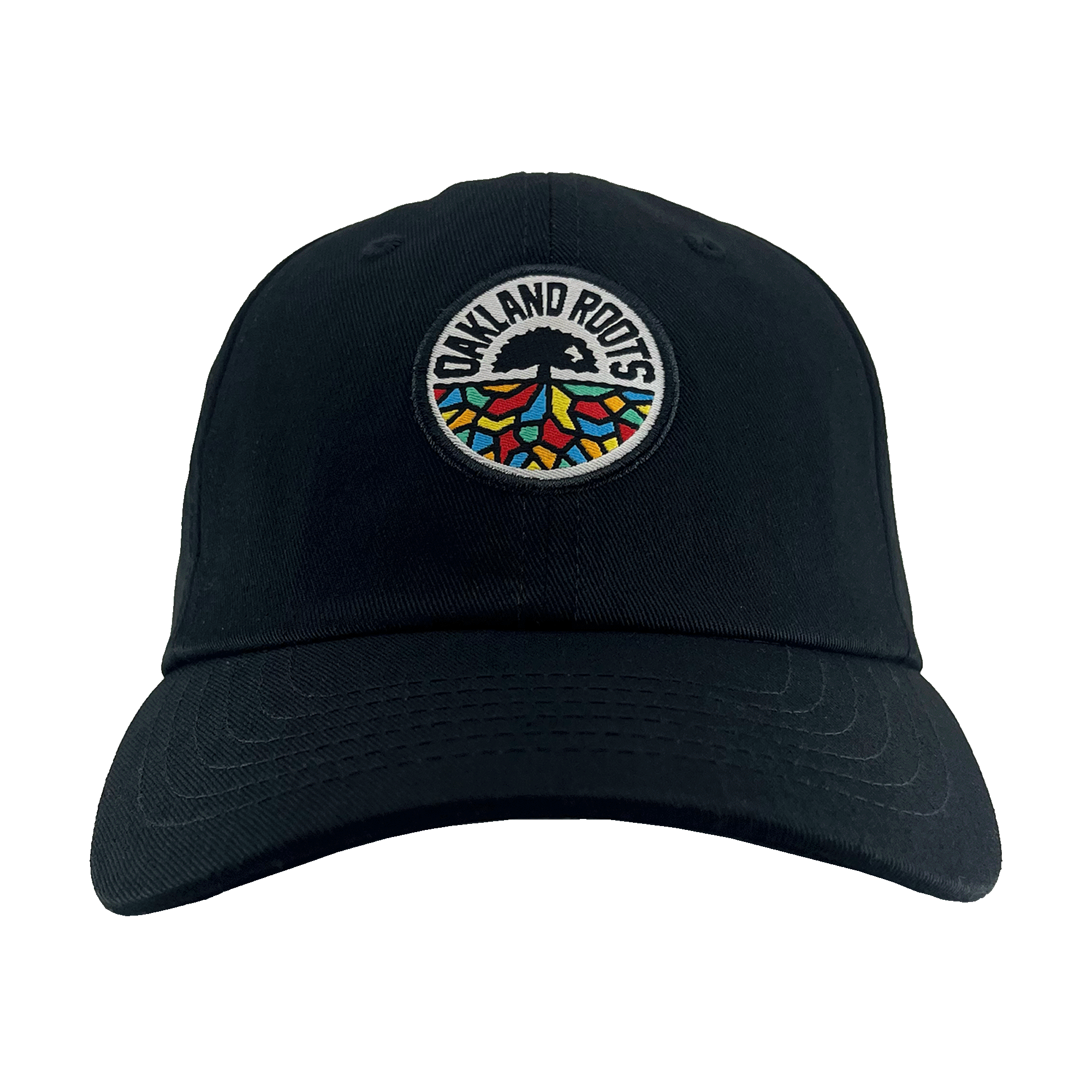 Oakland Roots SC Logo Curved Visor Hat