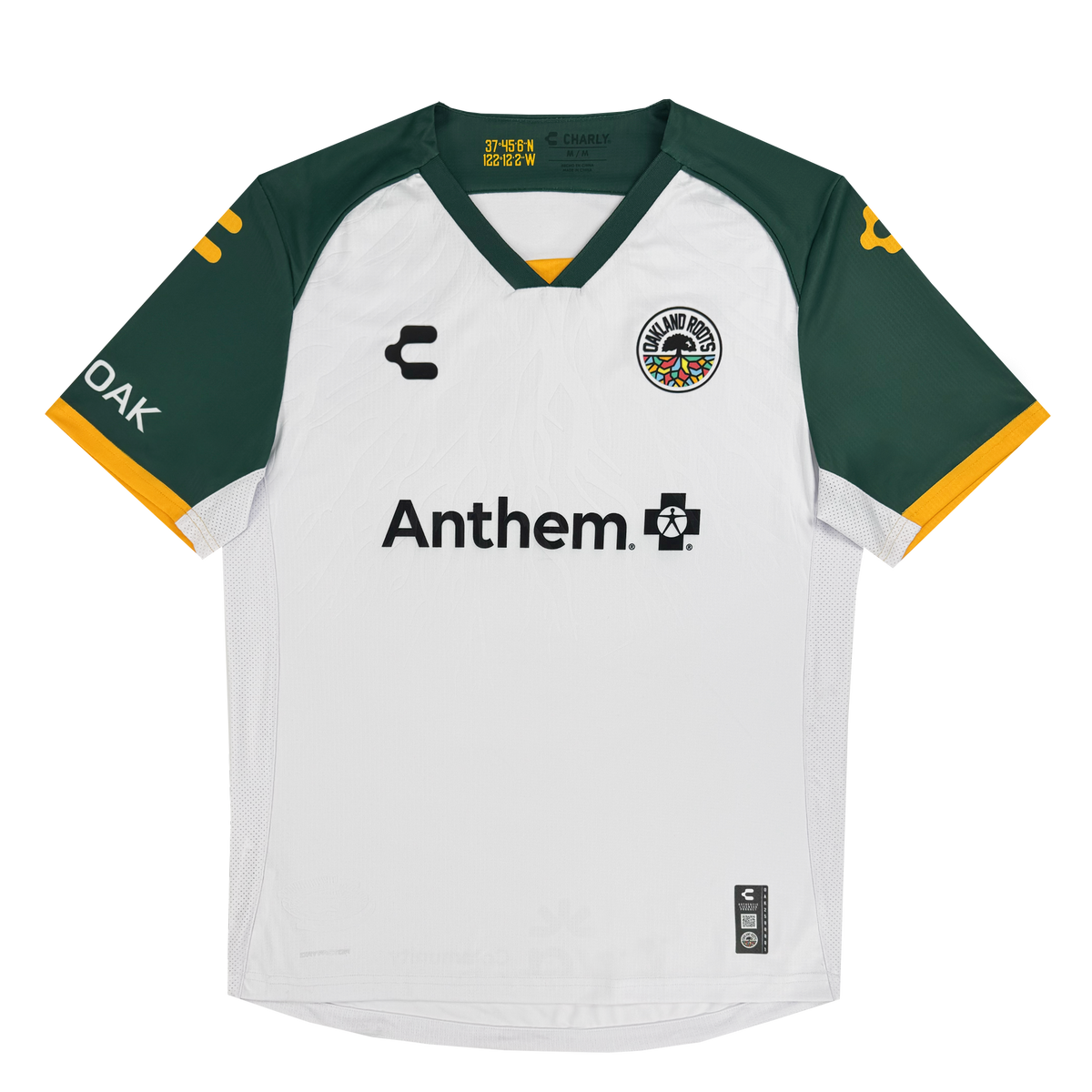 Unisex Oakland Roots SC 2025 Second Kit Anthem Blue Cross