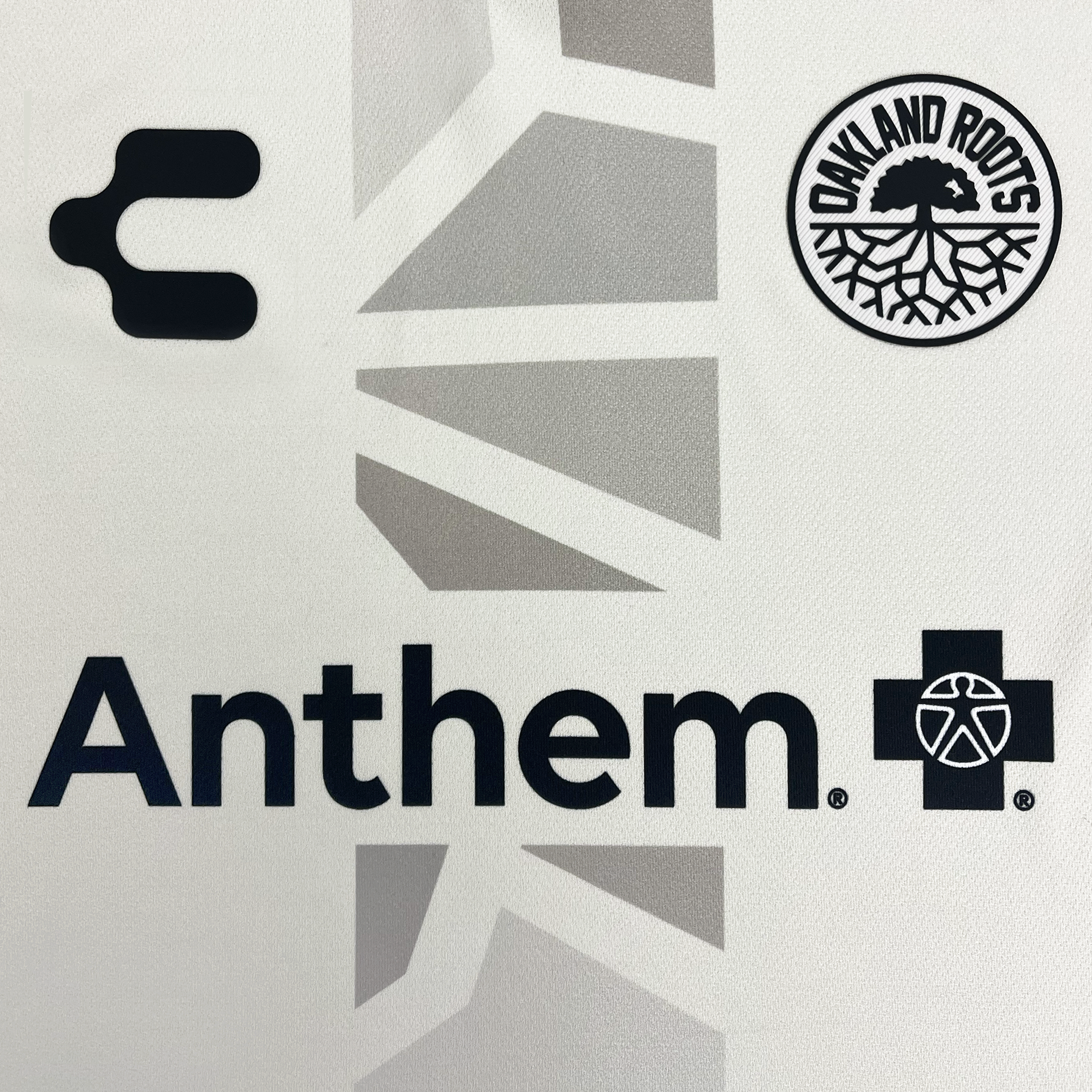 Youth Oakland Roots SC Second Kit ft. Anthem Blue Cross