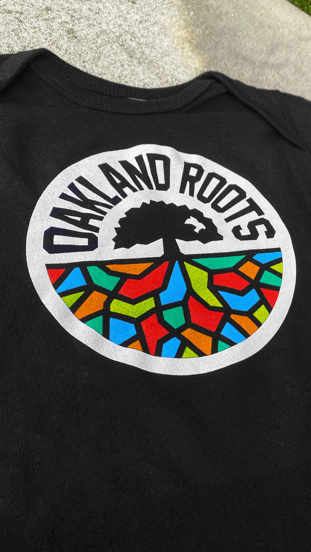 Infant Oakland Roots SC Logo One-Piece