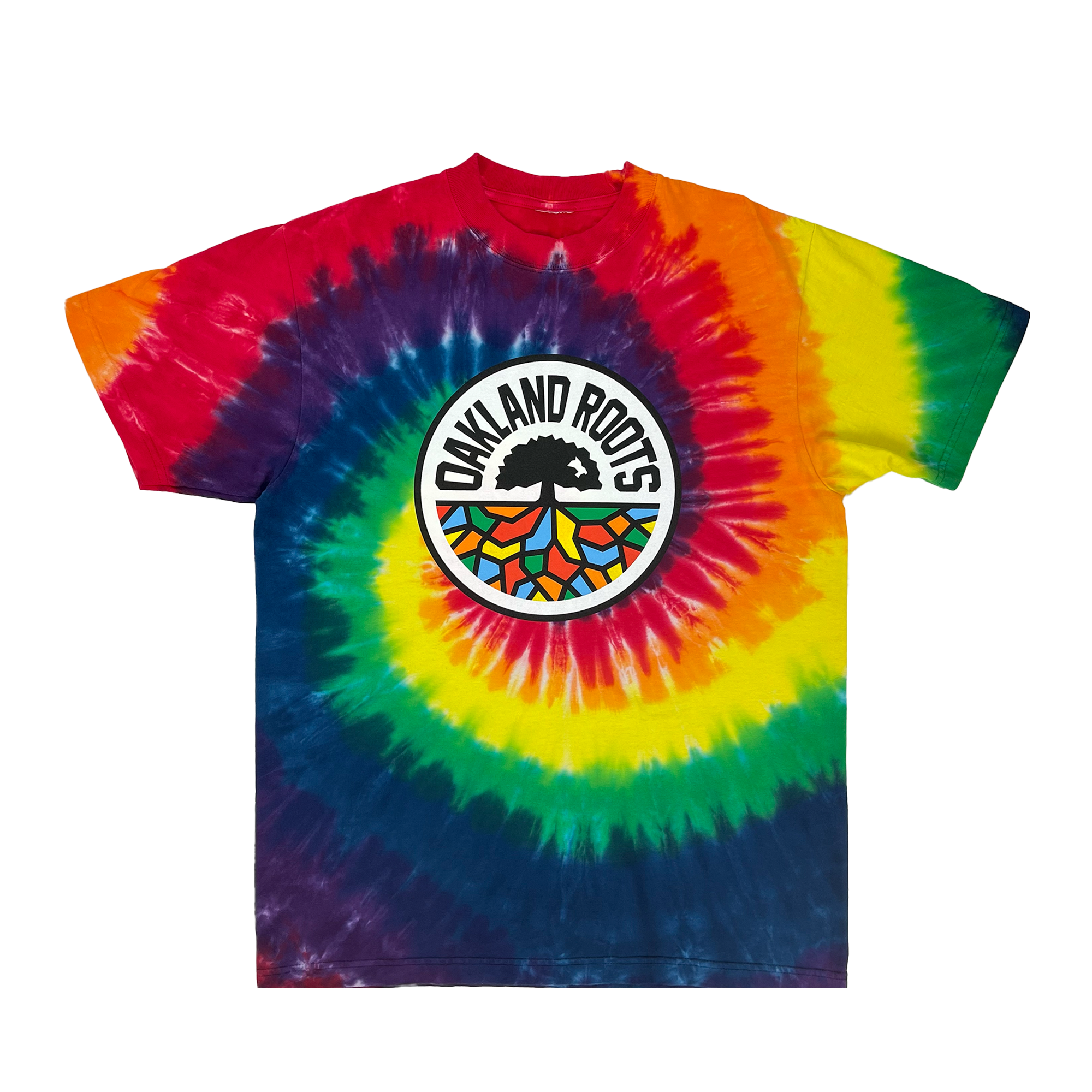 Oakland Roots SC Logo Tie-Dye Tee