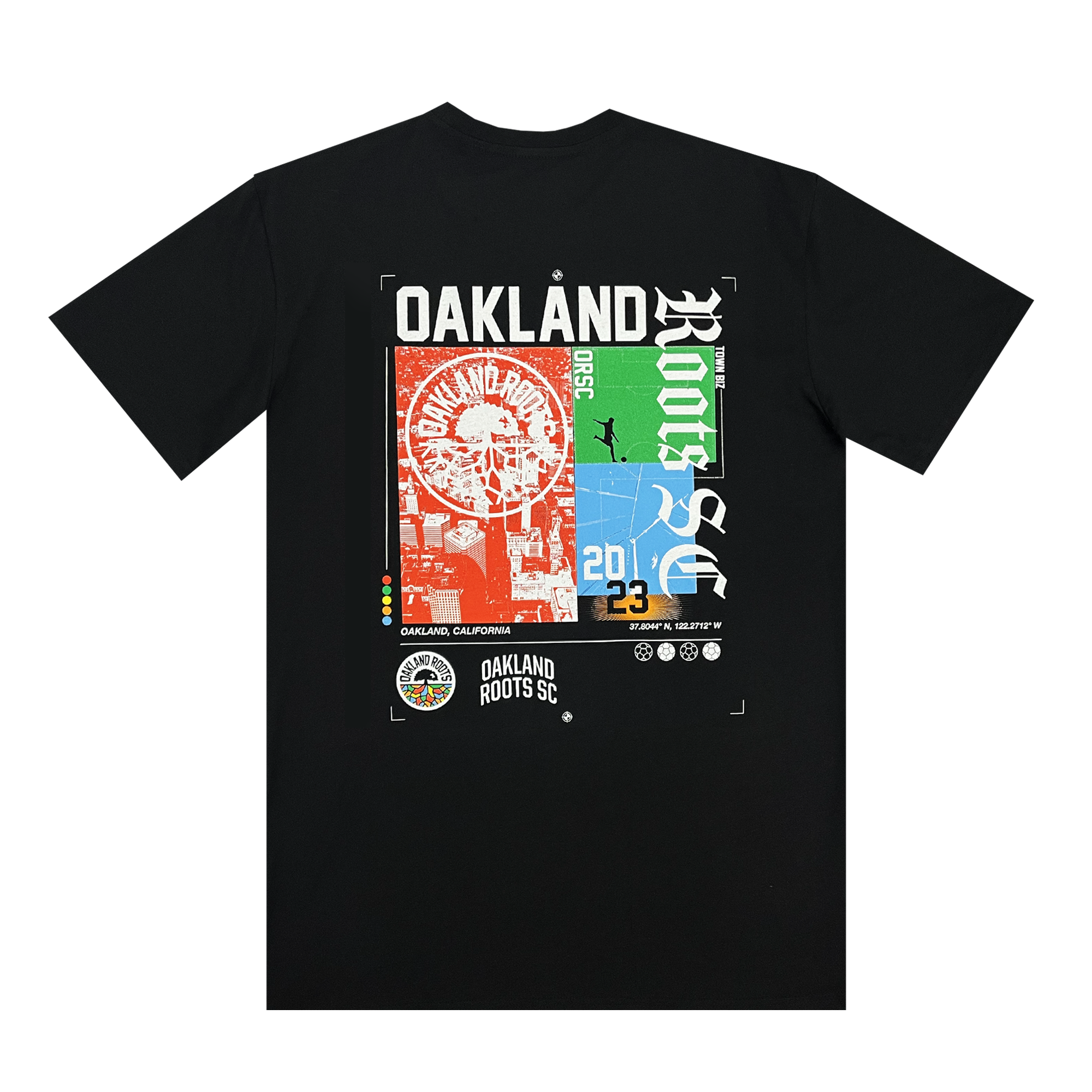 Oakland Roots SC Futbol Town Tee