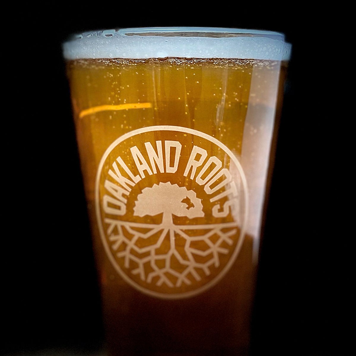 Oakland Roots SC Pint Glass