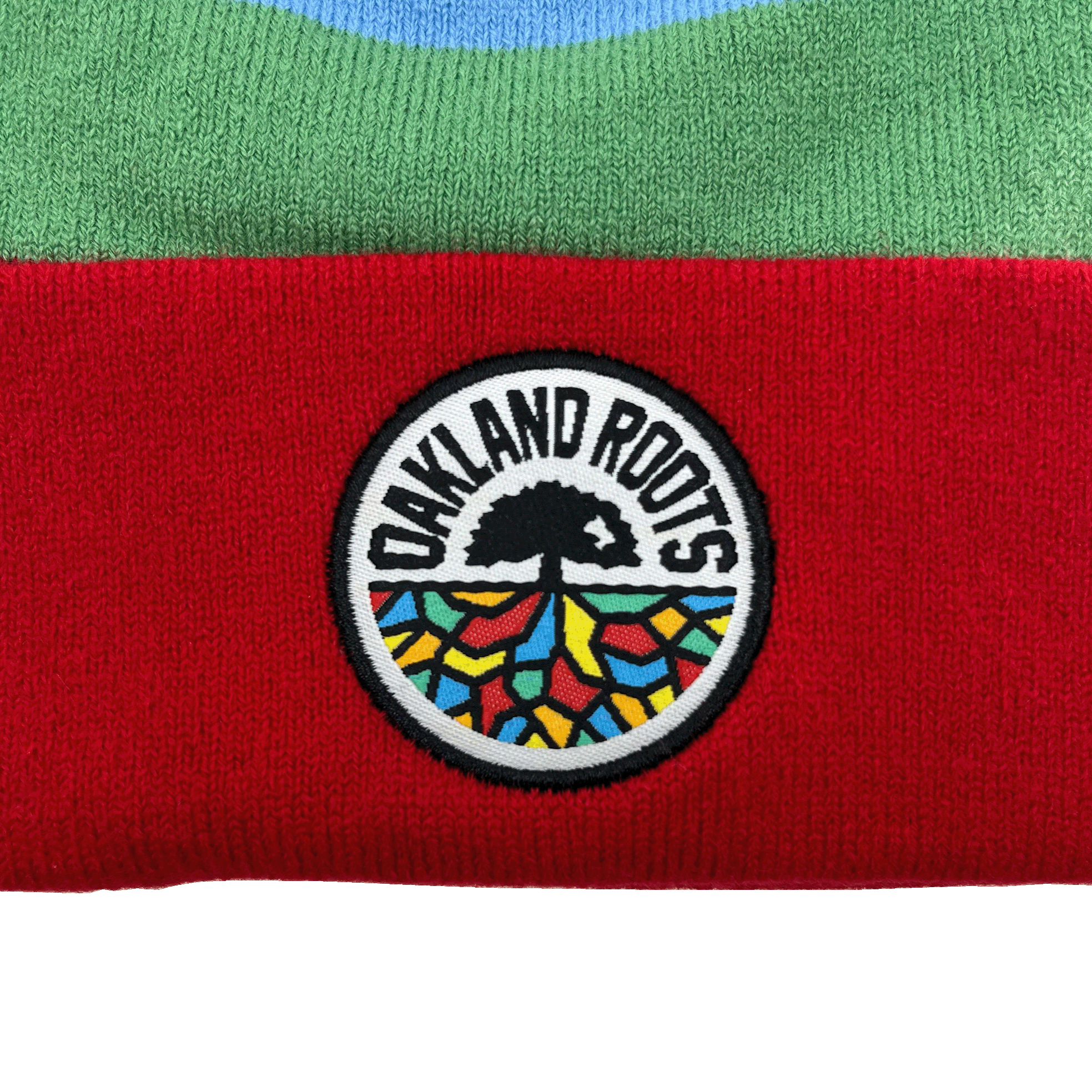 Oakland Roots SC Mosaic Stripe Beanie