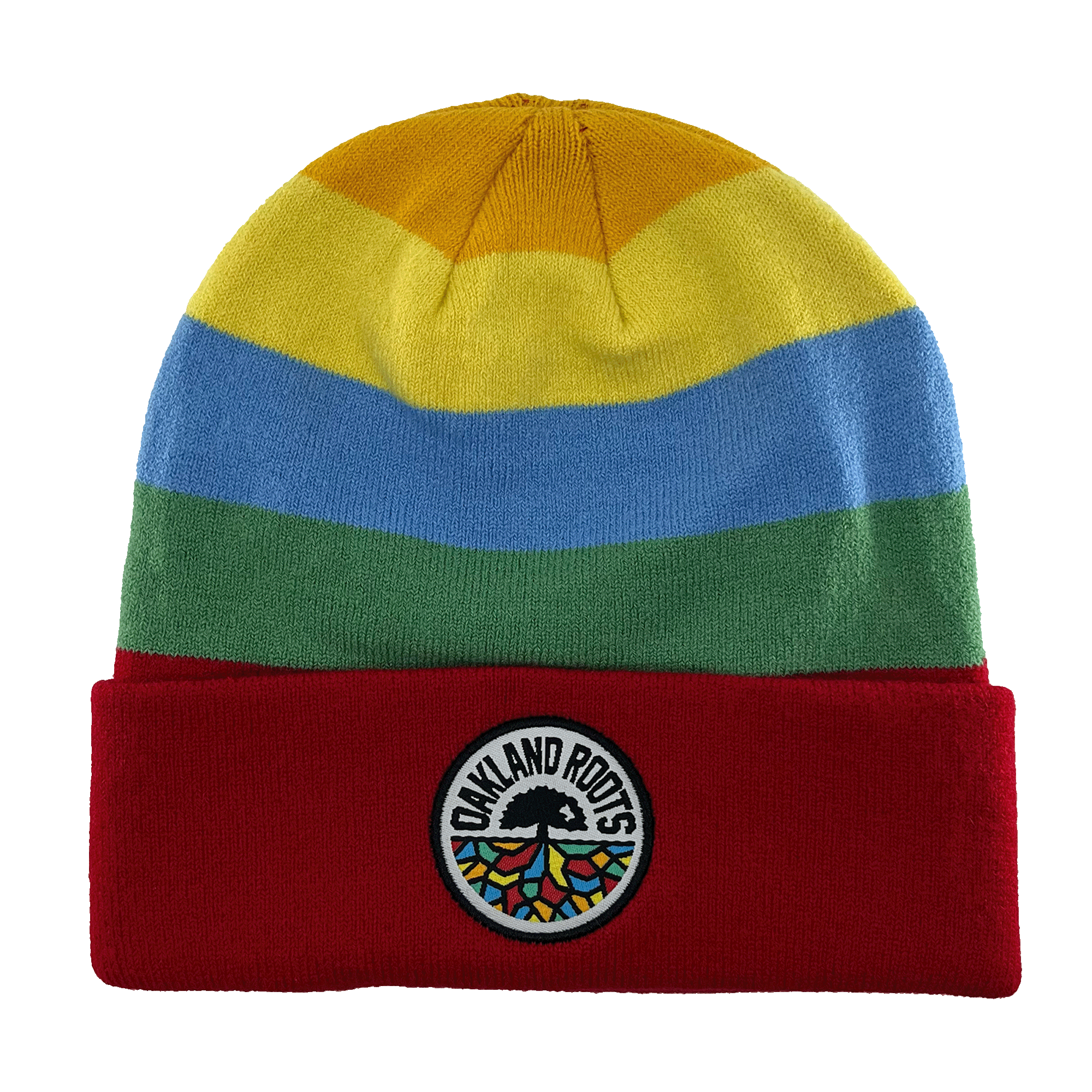 Oakland Roots SC Mosaic Stripe Beanie